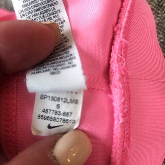 Nike Pro Combat Dri-Fit Compression Athletic Sports Bra Junior Girls Size Small - Picture 8 of 10